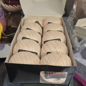 Cream Cotton Crochet Thread - Pack of 10